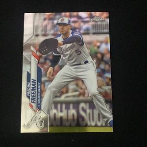 Freddie Freeman- 2020 topps chrome